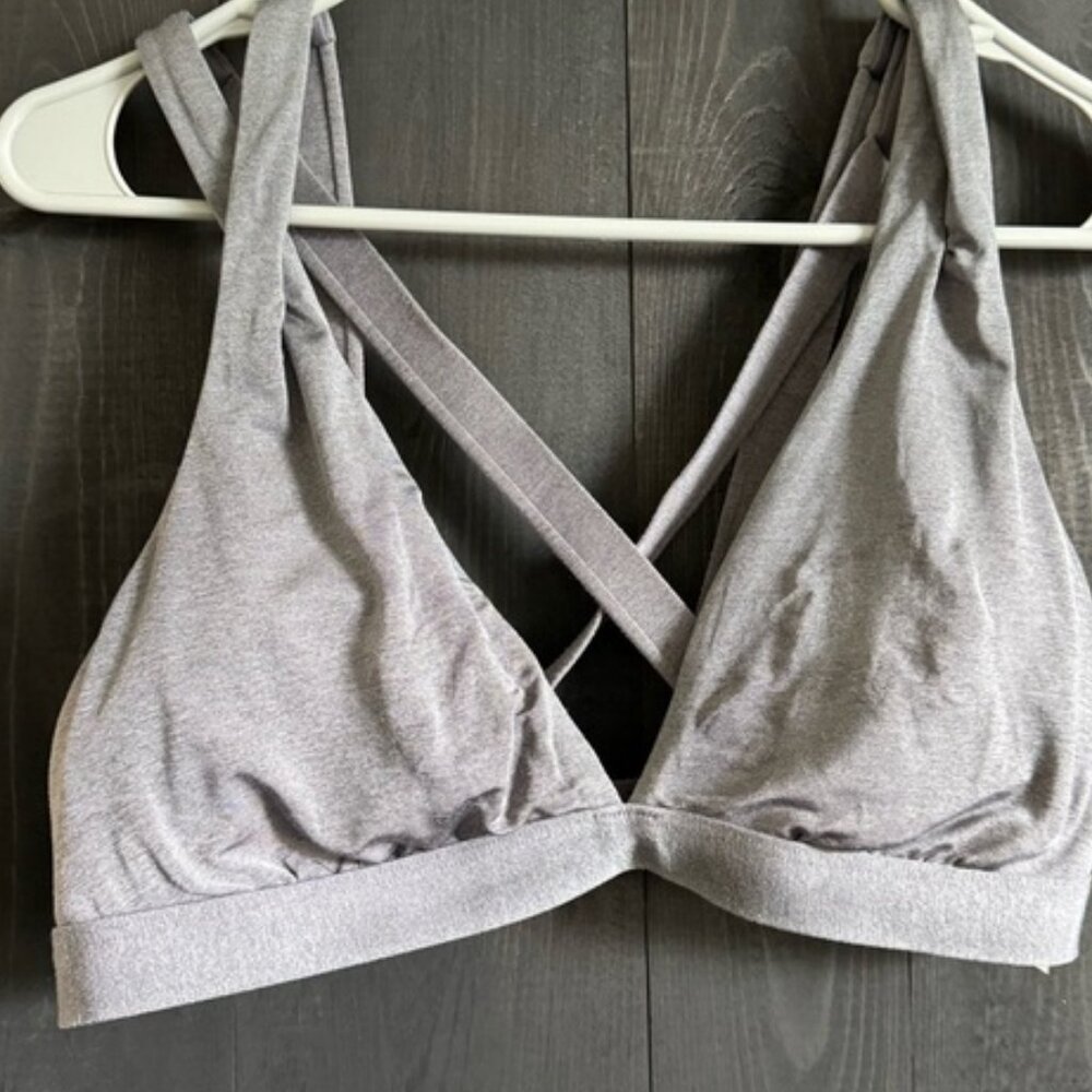 Purplish Gray Comfort Stretch Bra